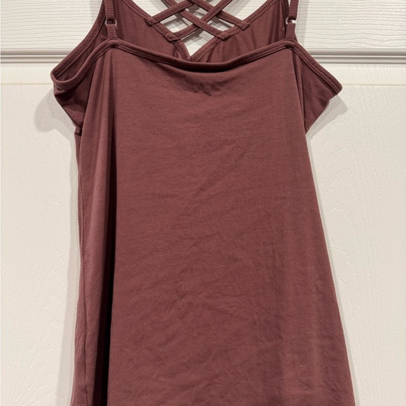 Women's Strappy Brown Top.. adjustable straps. - Picture 3 of 3